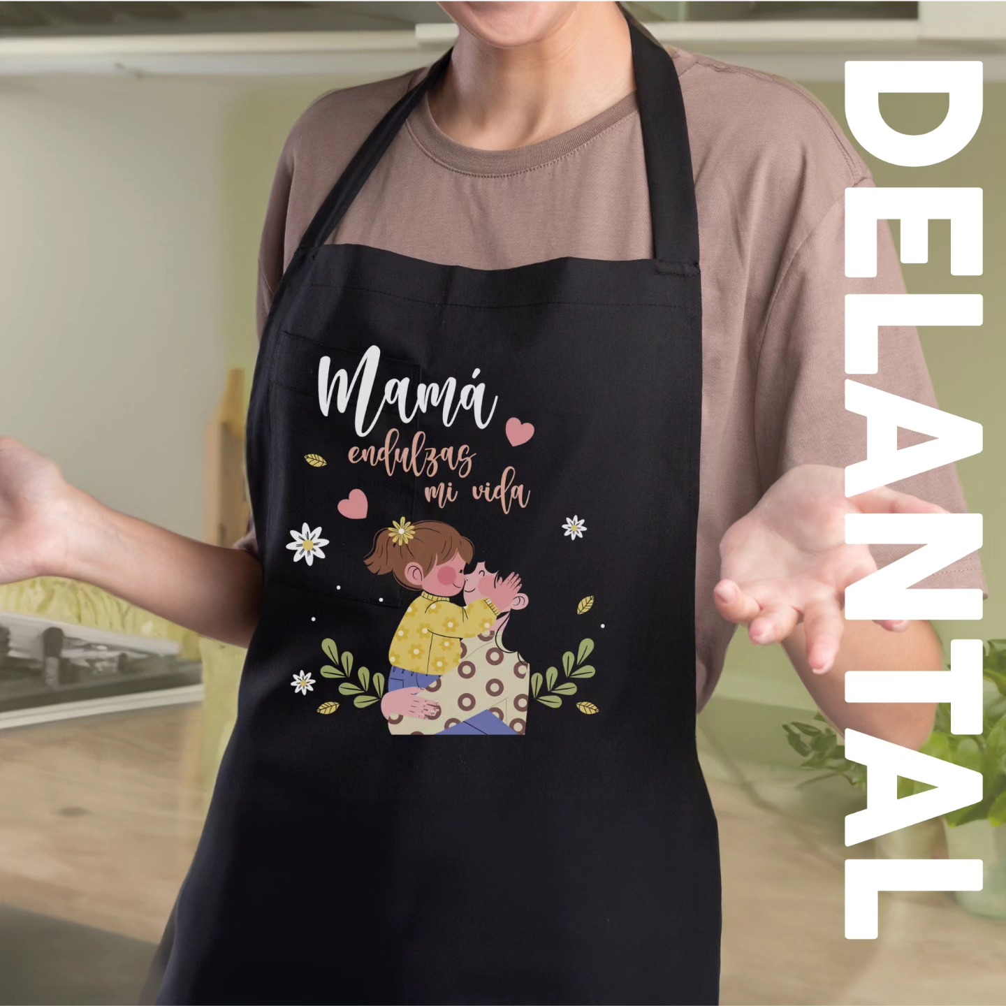 MAndil textil impresión textil delantales
