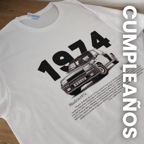 1 impresión Textil cumpleaños